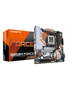 GIGABYTE B850M FORCE Placa Base – Compatible con procesadores AMD Ryzen serie 9000, VRM digital de 8+2+2 fases, hasta 9600 MHz
