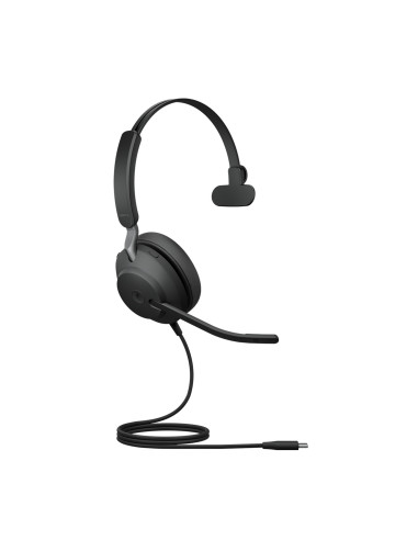 Jabra Evolve2 40 SE Auriculares Alámbrico Diadema Llamadas Música USB Type-C   USB Type-A Negro