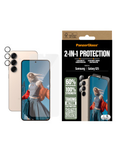 PanzerGlass ® 2-in-1 Protection Bundle Samsung Galaxy S25 Protector de pantalla 1 pieza(s) 2