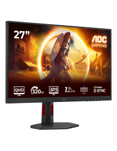 AOC G4 Q27G4SRU pantalla para PC 68,6 cm (27") 2560 x 1440 Pixeles Quad HD LED Negro, Rojo 2