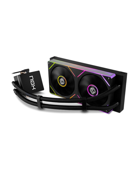 NOX Hummer M-240 LCD|Kit RL Magnético ARGB Negro