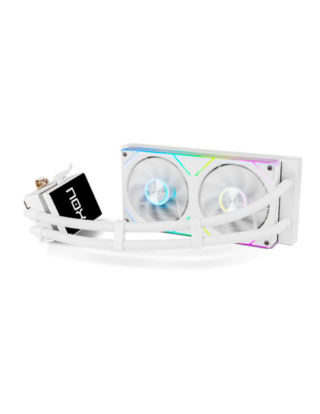 NOX Hummer M-240 LCD|Kit RL Magnético ARGB Blanco