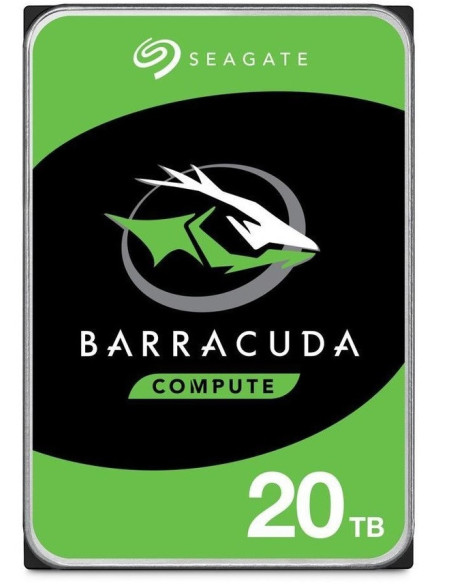 Seagate Barracuda 20TB disco duro interno 7200 RPM 512 MB 3.5" SATA