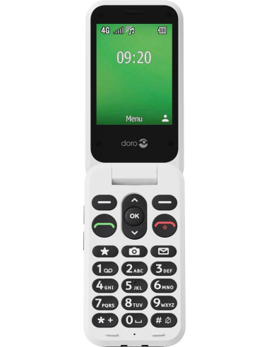 Doro Leva E22 7,11 cm (2.8") 127,8 g Negro, Blanco Característica del teléfono