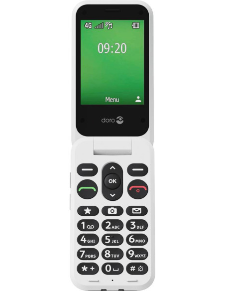 Doro Leva E22 7,11 cm (2.8") 127,8 g Negro, Blanco Característica del teléfono