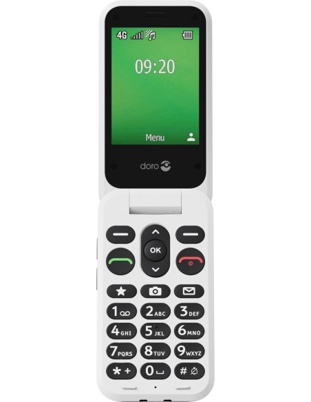 Doro Leva E22 7,11 cm (2.8") 127,8 g Rojo, Blanco Característica del teléfono