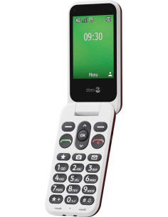 Doro Leva E30 7,11 cm (2.8") 142,7 g Rojo, Blanco Característica del teléfono 2