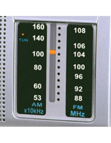 Haeger PR-BIB.001A radio Portátil Digital Plata
