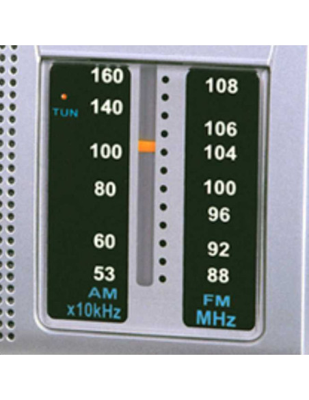 Haeger PR-BIB.001A radio Portátil Digital Plata