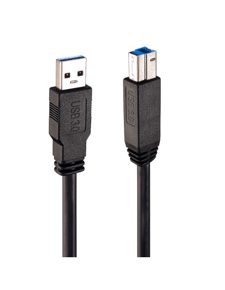Lindy 43098 cable USB USB 3.2 Gen 1 (3.1 Gen 1) 10 m USB A USB B Negro