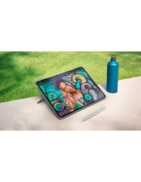 Logitech Combo Touch, Funda con Teclado, iPad Air 13 Pulgadas (M2)(2024) - Teclado retroiluminado extraíble con Soporte