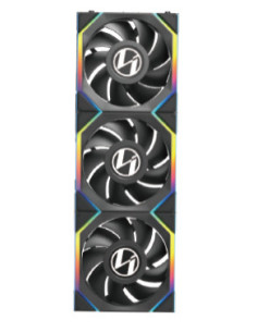 Lian Li 12SLLCD1W3B Carcasa del ordenador Ventilador 12 cm Negro 3 pieza(s)
