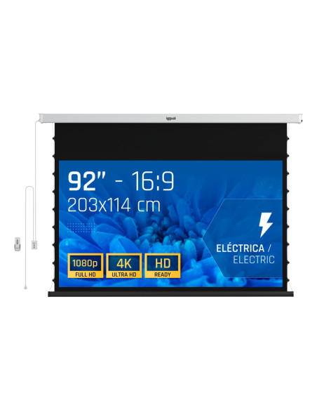 iggual Pantalla eléc tensionada 16 9 92" 203x114cm