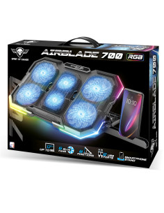 Spirit of Gamer SOG-VE700RGB almohadilla fría 25,4 cm (10") Negro 2