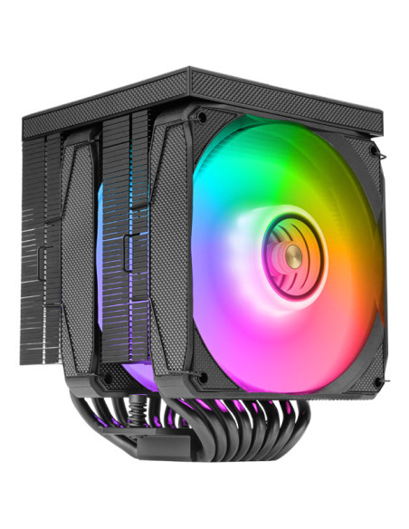 Mars Gaming MCPU-LCDPRO Procesador Refrigerador de aire 12 cm Negro 1 pieza(s)
