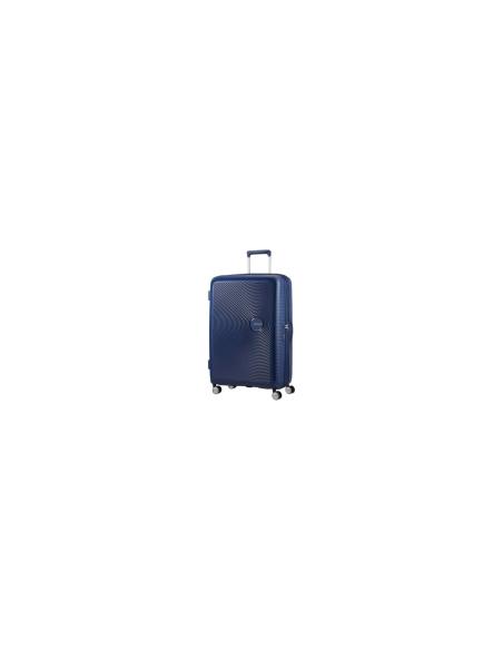 Maleta Grande American Tourister SoundBox Spinner 77cm 77x51.5x29.5cm 4 Ruedas Azul Marino