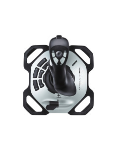 Logitech G 942-000031 mando y volante Negro, Blanco USB 2.0 Palanca de mando Digital PC