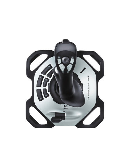 Logitech G 942-000031 mando y volante Negro, Blanco USB 2.0 Palanca de mando Digital PC