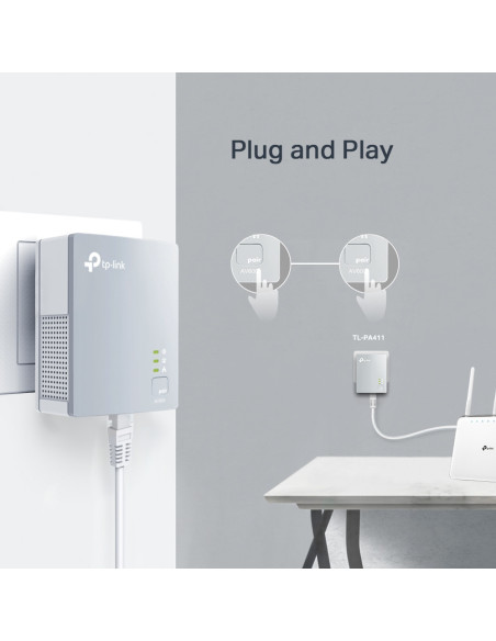 TP-Link Kit de Inicio con Mini Adaptador Powerline AV600