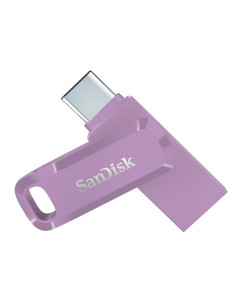 SanDisk Ultra Dual Drive Go USB 128GB unidad flash USB USB Type-A   USB Type-C 3.2 Gen 1 (3.1 Gen 1) Lavanda