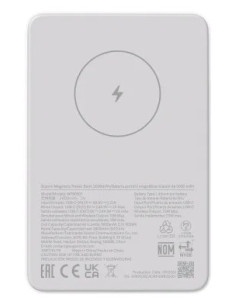 Xiaomi WPB0507 batería externa Ión de litio 5000 mAh Cargador inalámbrico Blanco