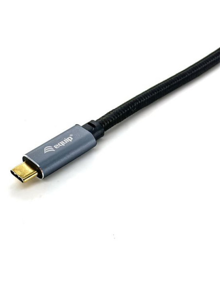 Equip 128359 Cable USB 3.2 Gen 2 C a C, M M, 3,0m, PD100W , 4K 60Hz, 10Gbps, Negro
