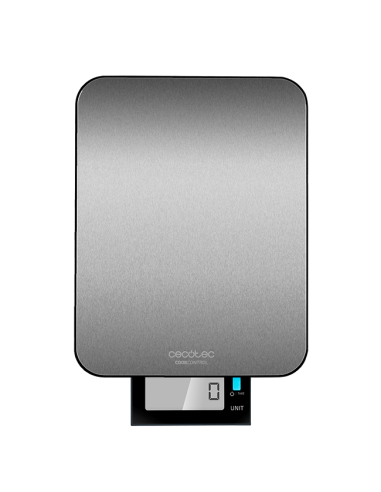 BASCULA CECOTEC COCINA COOK CONTROL 9000 / HASTA 10 Kgr PRECISION / ACERO INOX. / FUNCION TARA / LCD / 04098