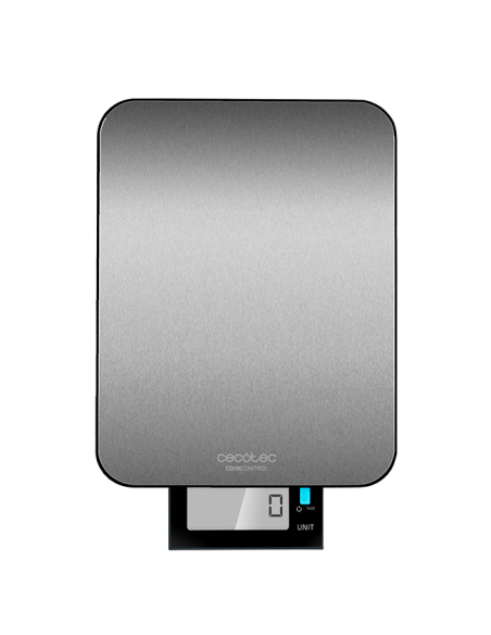 BASCULA CECOTEC COCINA COOK CONTROL 9000 / HASTA 10 Kgr PRECISION / ACERO INOX. / FUNCION TARA / LCD / 04098