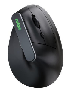 Nilox NXMOEVR01B ratón Hogar USB Tipo C Óptico 1600 DPI