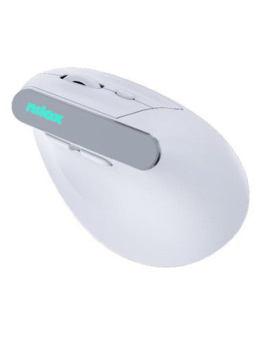 Nilox NXMOEVR01W ratón Universal mano derecha RF Wireless + Bluetooth Óptico 1600 DPI