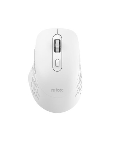 Nilox RATON DUAL WIRELESS 1600 DPI BLANCO ratón Oficina Bluetooth + USB Type-A Óptico