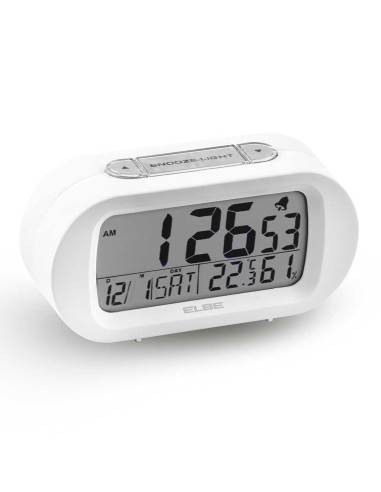 ELBE RD-009-B despertador Reloj despertador digital Blanco