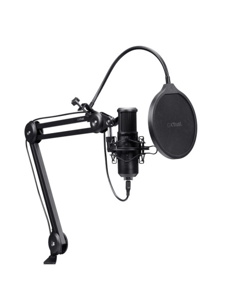 Trust GXT 270 Emita II+ Negro Micrófono para crear podcasts