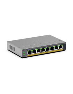 NETGEAR GS108EPP No administrado Gigabit Ethernet (10 100 1000) Energía sobre Ethernet (PoE) Montaje en pared escritorio Gris