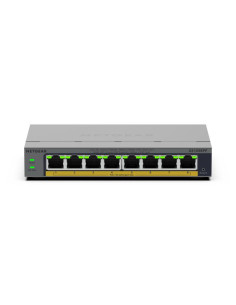 NETGEAR GS108EPP No administrado Gigabit Ethernet (10 100 1000) Energía sobre Ethernet (PoE) Montaje en pared escritorio Gris 2