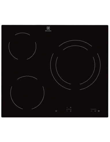 Electrolux EHF6231IOK hobs Negro Integrado 3 zona(s)