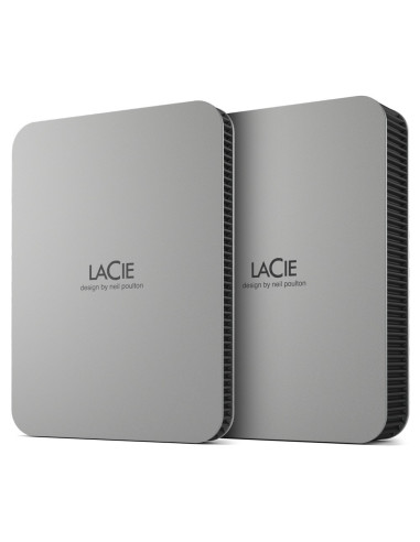 LaCie Mobile Drive (2022) disco duro externo 4 TB 2.5" USB Tipo C 3.2 Gen 1 (3.1 Gen 1) Plata