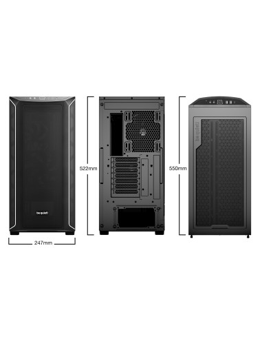 be quiet! Shadow Base 800 DX Black Midi Tower Negro