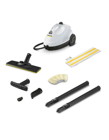 Kärcher SC 2 EasyFix Limpiador a vapor de cilindro 1 L 1500 W Negro, Blanco