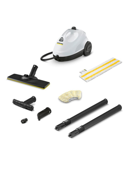 Kärcher SC 2 EasyFix Limpiador a vapor de cilindro 1 L 1500 W Negro, Blanco