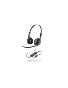 Auriculares POLY Blackwire C3220 Auriculares Diadema USB tipo A Negro 209745-201