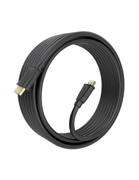 AISENS Cable HDMI V2.1 CCS Ultra Alta Velocidad   HEC 8K@60Hz 48Gbps, A M-A M, Negro, 5.0m