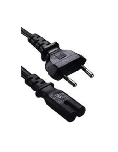 CABLE ALIMENTACION PORTATIL TIPO OCHO ACODADO 1,8 M.