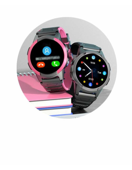 SaveFamily Slim 3,25 cm (1.28") IPS Digital Pantalla táctil Negro GPS (satélite)