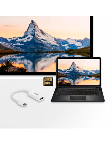 ATEN Adaptador de Mini DisplayPort a HDMI
