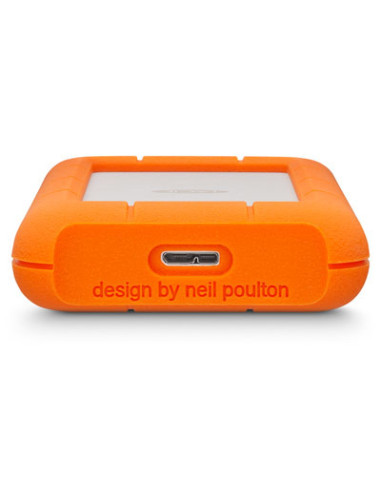 LaCie Rugged Mini disco duro externo 2 TB 5400 RPM Micro-USB B 3.2 Gen 1 (3.1 Gen 1) Naranja, Plata