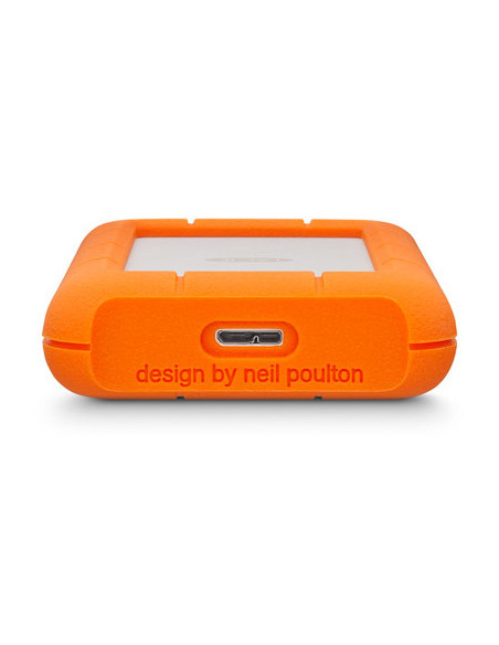 LaCie Rugged Mini disco duro externo 2 TB 5400 RPM Micro-USB B 3.2 Gen 1 (3.1 Gen 1) Naranja, Plata