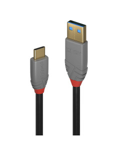 Lindy 36912 cable USB USB 3.2 Gen 2 (3.1 Gen 2) 1,5 m USB C USB A Negro, Gris