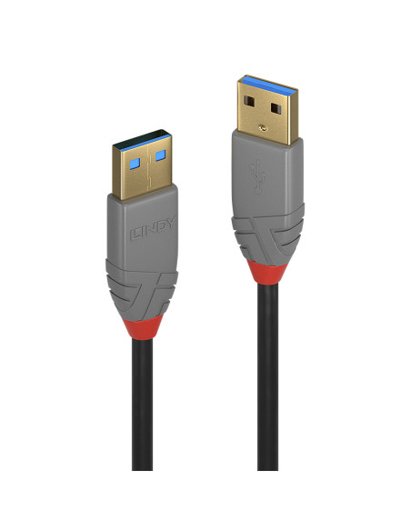 Lindy 36750 cable USB USB 3.2 Gen 1 (3.1 Gen 1) 0,5 m USB A Negro