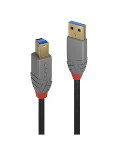 Lindy 36740 cable USB USB 3.2 Gen 1 (3.1 Gen 1) 0,5 m USB A USB B Negro